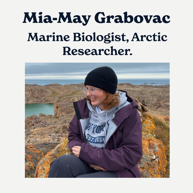 Mia-May Grabovac: Marine Biologist & Arctic Researcher